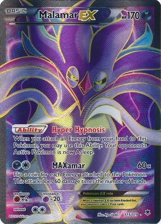 Malamar EX - 115/119 - Full Art Ultra Rare