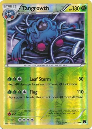 Tangrowth - 2/114 - Uncommon Reverse Holo