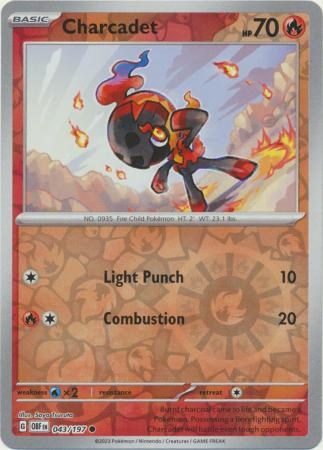 Charcadet - 043/197 - Common Reverse Holo