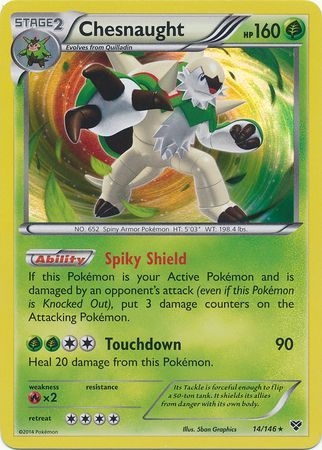 Chesnaught - 14/146 - Holo Rare