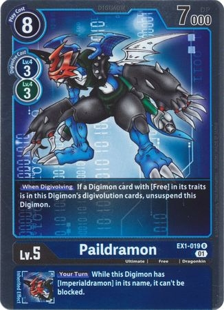 Paildramon - EX1-019 - Rare