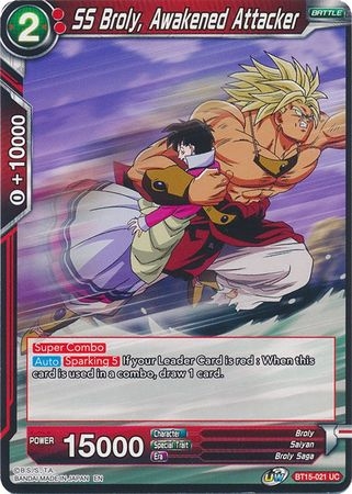 SS Broly, Awakened Attacker - BT15-021 - Uncommon