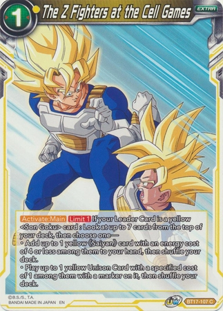The Z Fighters at the Cell Games - BT17-107 - Common