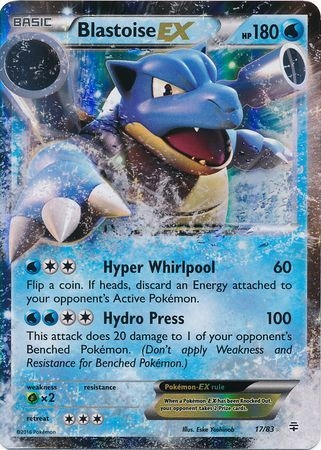 Blastoise EX - 17/83 - Ultra Rare