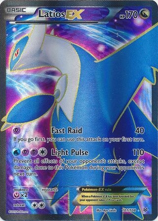 Latios EX - 101/108 - Full Art Ultra Rare