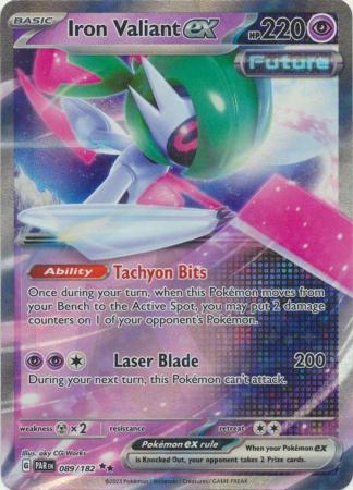 Iron Valiant ex - 089/182 - Ultra Rare