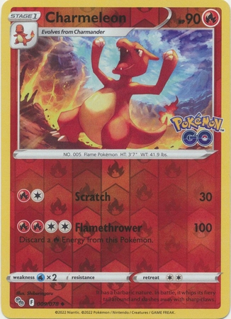 Charmeleon - 009/078 - Uncommon Reverse Holo