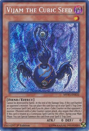 Vijam the Cubic Seed - MVP1-ENS32 - Secret Rare 1st Edition