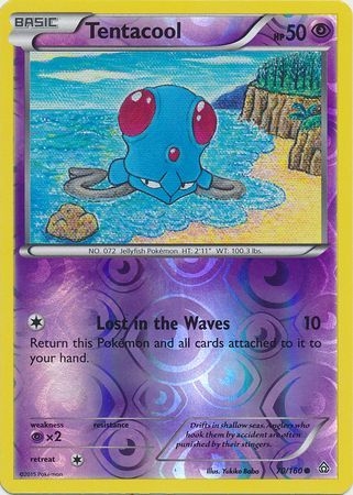 Tentacool - 70/160 - Common - Reverse Holo