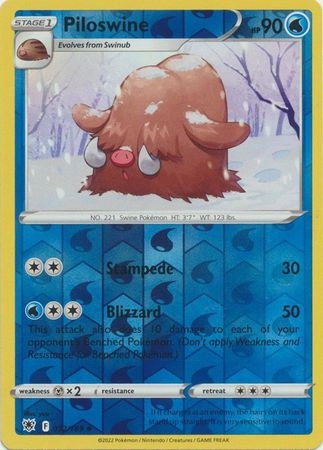 Piloswine - 032/189 - Uncommon Reverse Holo