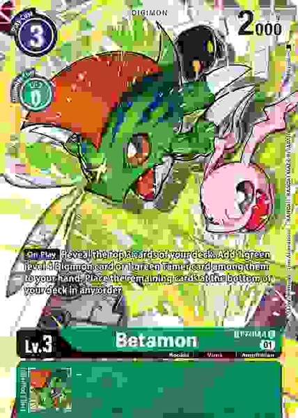 Betamon (Alternate Art) - BT7-044 R - Rare