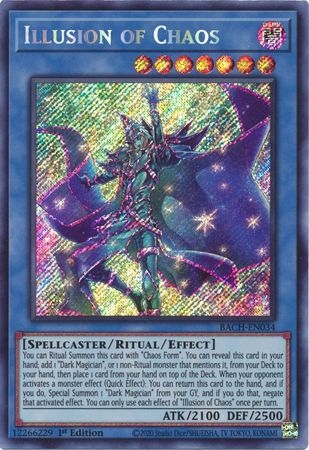 Illusion of Chaos - BACH-EN034 - Secret Rare 1st Edition