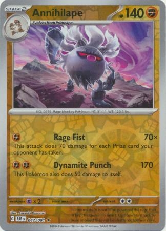 Annihilape - 047/091 - Holo Rare Reverse Holo