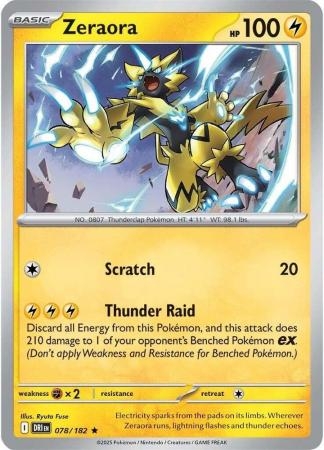 Zeraora - 078/182 - Holo Rare