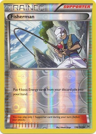 Fisherman - 136/162 - Uncommon Reverse Holo