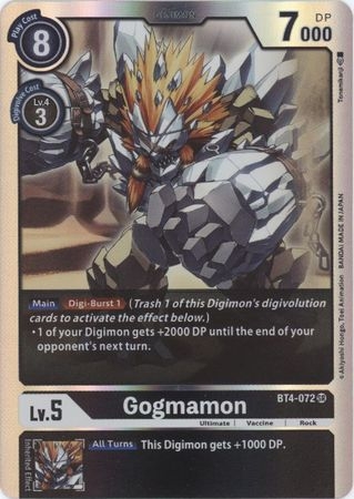 Gogmamon - BT4-072 - Super Rare