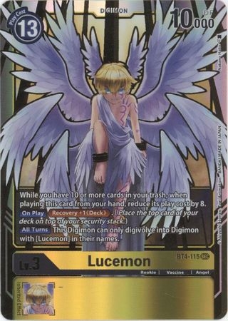 Lucemon - BT4-115 - Secret Rare