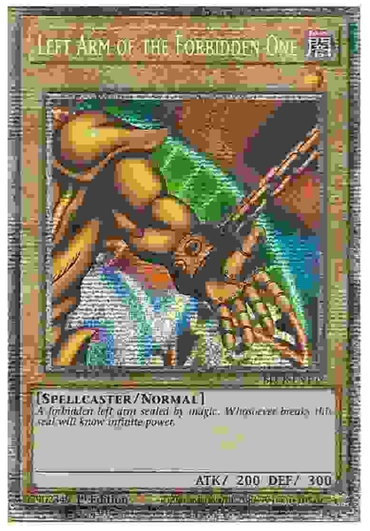 Left Arm of the Forbidden One - BLCR-EN105 - Starlight Rare 1st Edition