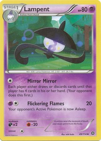 Lampent - 49/114 - Uncommon