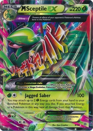 M Sceptile EX - 8/98 - Ultra Rare