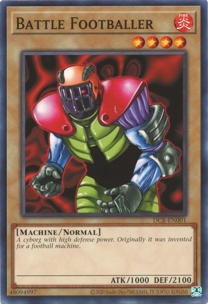 Battle Footballer - DCR-EN001 - Common Unlimited (25th Reprint)