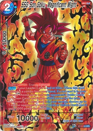 SSG Son Goku, Magnificent Might (SPR) - BT17-138 - Special Rare