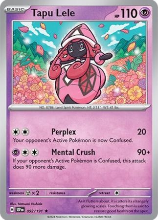 Tapu Lele - 092/191 - Holo Rare