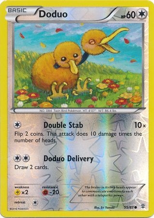 Doduo - 55/83 - Common Reverse Holo