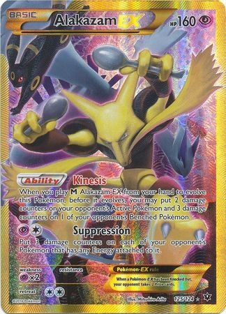 Alakazam EX - 125/124 - Secret Rare