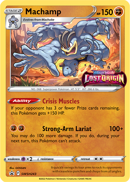 Machamp - SWSH243 - Prerelease Promo