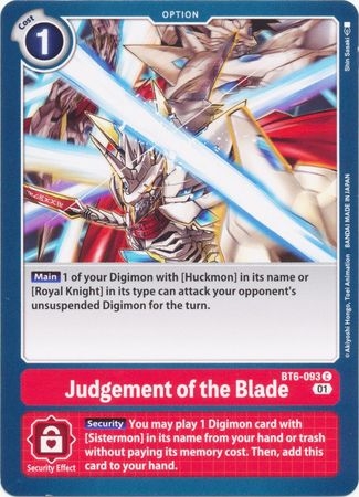 Judgement of the Blade - BT6-093 - Common