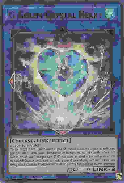 G Golem Crystal Heart - BLCR-EN042 - Ultra Rare 1st Edition