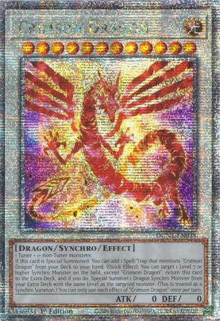 Crimson Dragon - DUNE-EN038 - Quarter Century Rare 1st Edition