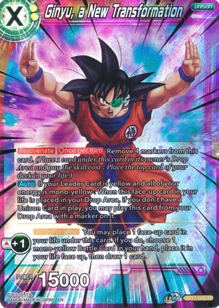 Ginyu, a New Transformation - BT12-088 - Super Rare