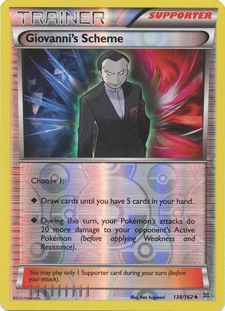 Giovanni's Scheme - 138/162 - Uncommon Reverse Holo