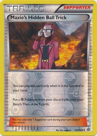 Maxie's Hidden Ball Trick - 133/160 - Uncommon - Reverse Holo