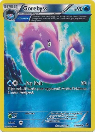 Gorebyss - 52/160 - Rare - Reverse Holo