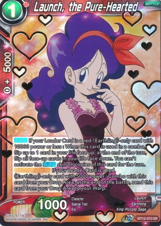 Launch, the Pure-Hearted - BT12-013 - Super Rare