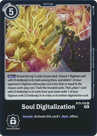 Soul Digitalization - BT9-105 R - Rare