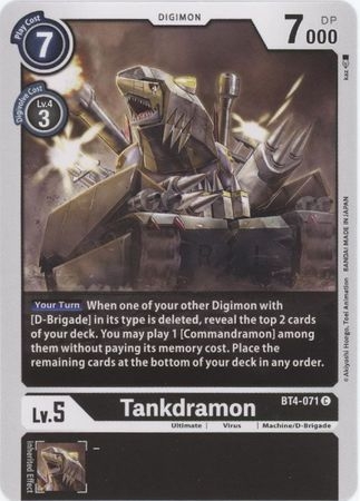 Tankdramon - BT4-071 - Common