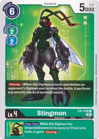 Stingmon - EX1-038 - Common