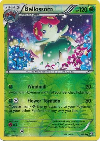 Bellossom - 4/98 - Uncommon Reverse Holo