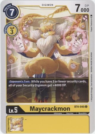 Maycrackmon - BT4-045 - Common
