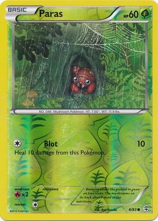 Paras - 6/83 - Common Reverse Holo