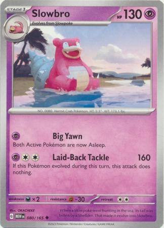 Slowbro - 080/165 - Uncommon