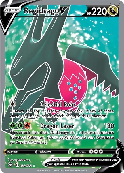 Regidrago V - 183/195 - Full Art Ultra Rare