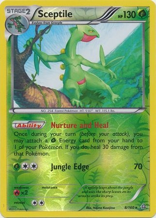 Sceptile - 8/160 - Rare - Reverse Holo