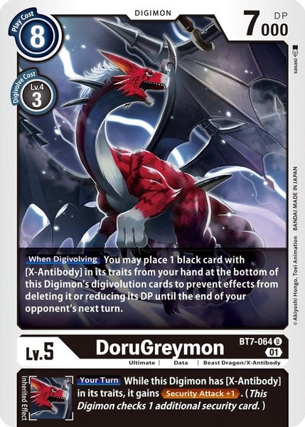 DoruGreymon - BT7-064 U - Uncommon