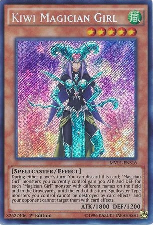 Kiwi Magician Girl - MVP1-ENS16 - Secret Rare 1st Edition