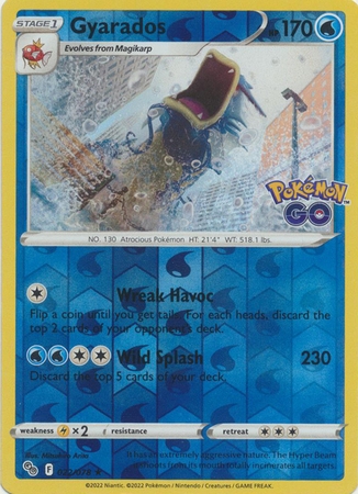 Gyarados - 022/078 - Holo Rare Reverse Holo